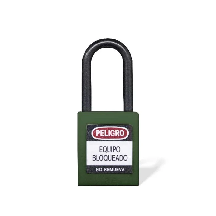 Candado Gancho Nylon Verde B
